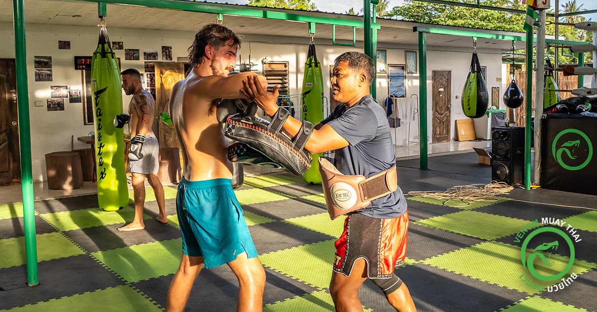 Muay Thai training