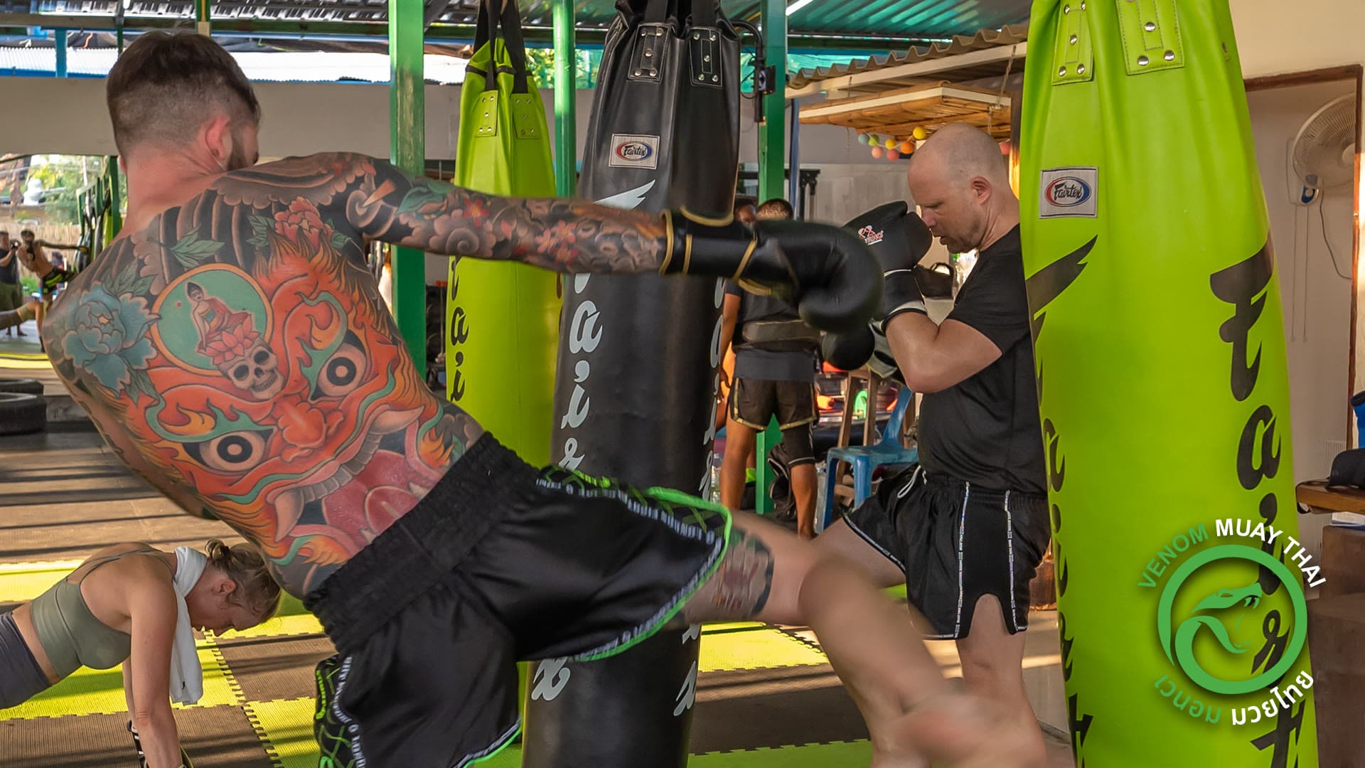 Muay Thai training