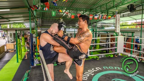 Muay Thai training